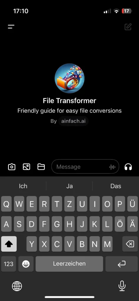 Screenshot Chatgpt Mobile